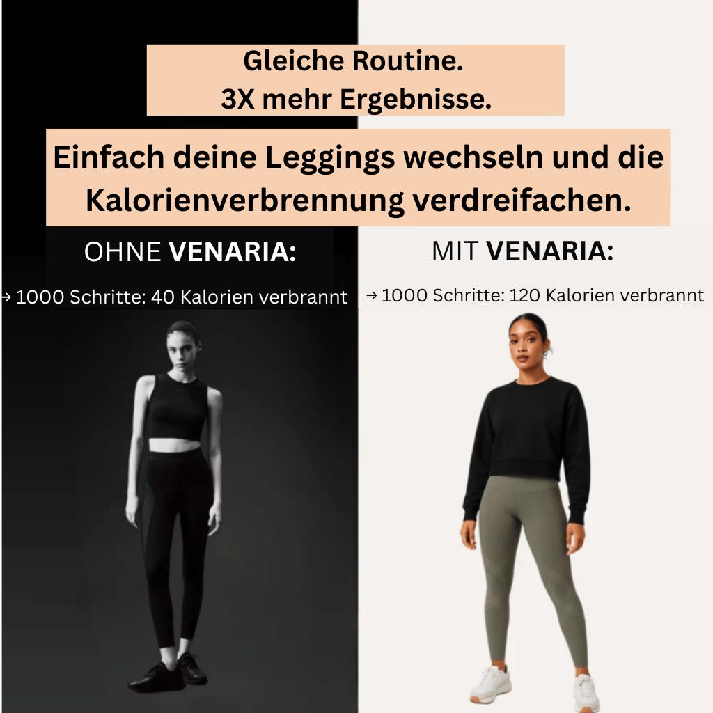 Venaria Anti-Cellulite Sculpt 3D Leggings – Sehen Sie in Sekunden schlanker, glatter & gestrafft aus