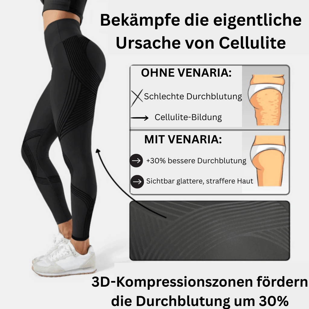 Venaria Anti-Cellulite Sculpt 3D Leggings – Sehen Sie in Sekunden schlanker, glatter & gestrafft aus