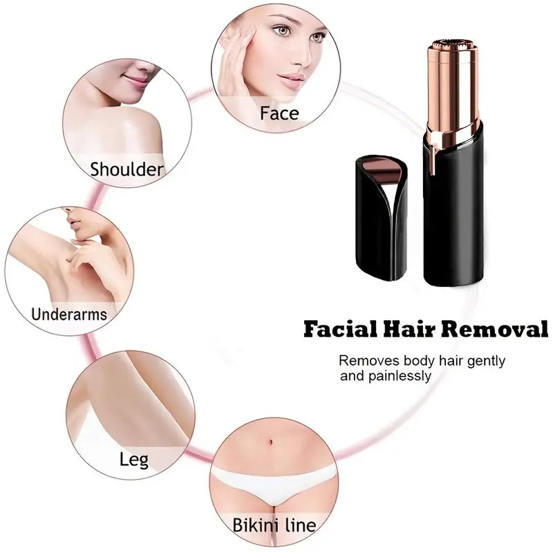 Venaria™ Painless Waterproof Facial Hair Remover with LED Light