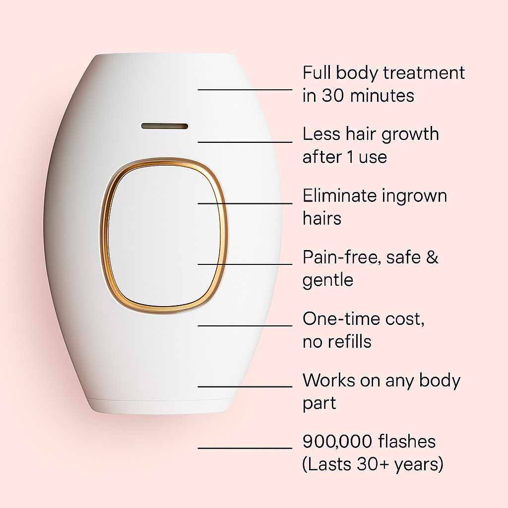 Venaria™ IPL Permanent Hair Remover – Better Than £3,000 Salons