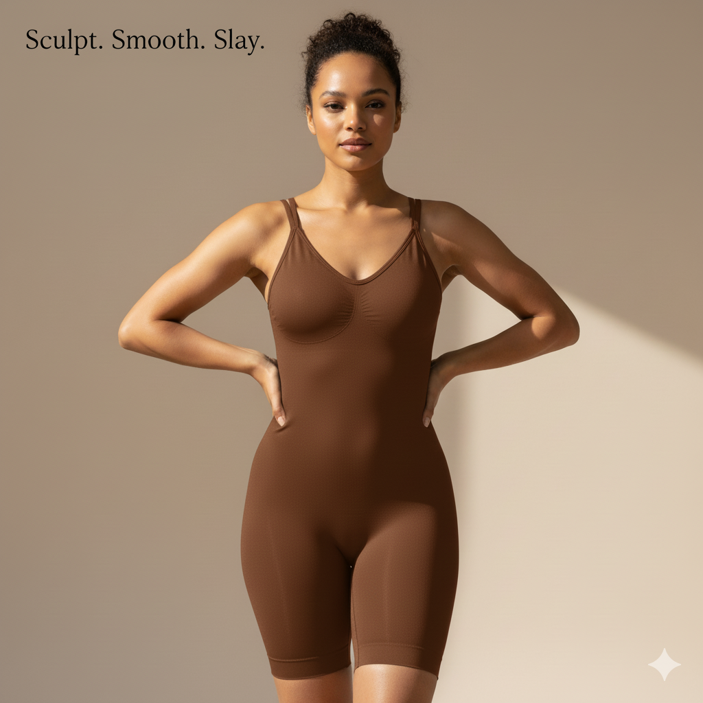 Venaria Seamless Shapewear Jumpsuit - From Lounge to Look Flawless