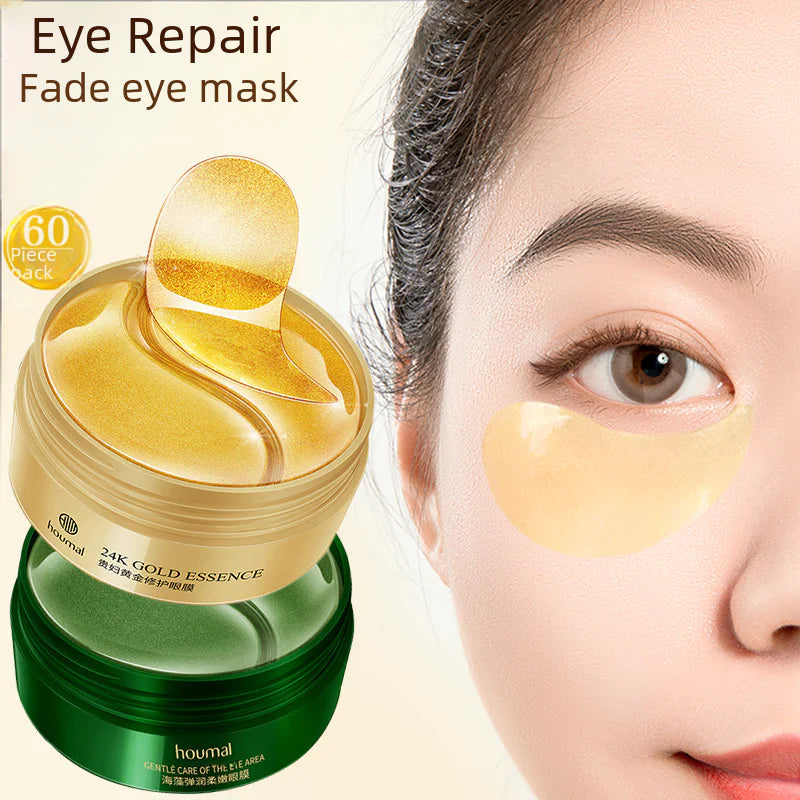 24K Gold Collagen Eye Mask for Hydration and Care
