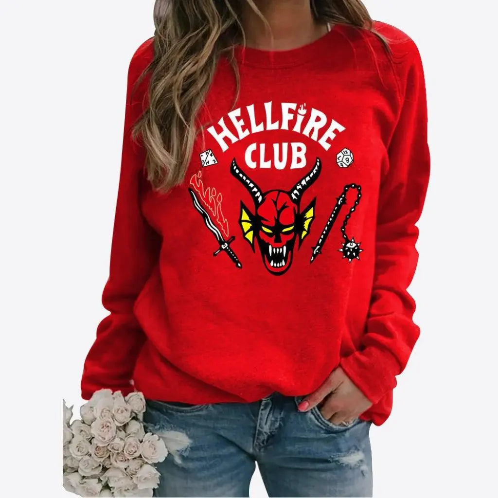 Independent Station Animal Letter Print Sweatshirt for Men And Women European American Style Fashion Trend