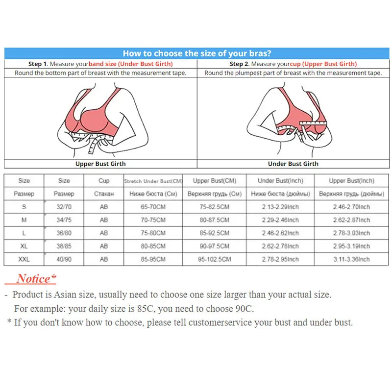 Seamless Bras for Women Japanese Style Wireless Underwear No Steel Ring Bralette 3/4 Cup Glossy Bra Female Lingerie