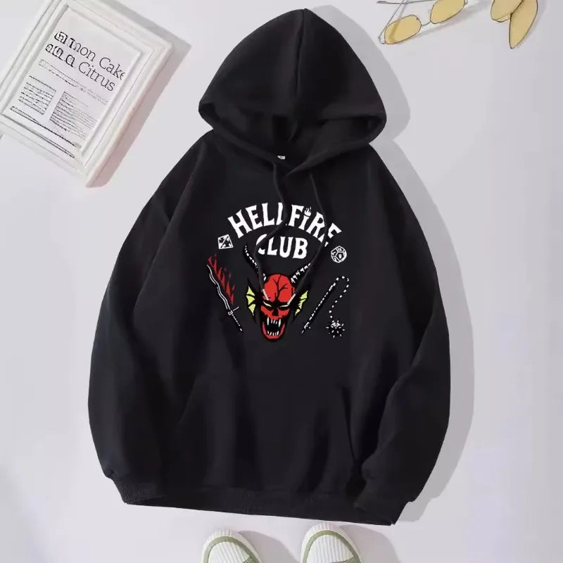 Women's Letter Print Kangaroo Pocket Hoodie Sweatshirt Casual Comfortable Streetwear Style Fashionable Chinese Brand