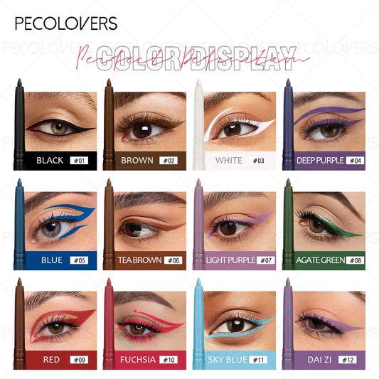 1 Pcs Colors Eyeliner, Can Be Used As Eyeliner and Eye Shadow, High Color Easy To Rendening, Easy To Remove For all Types