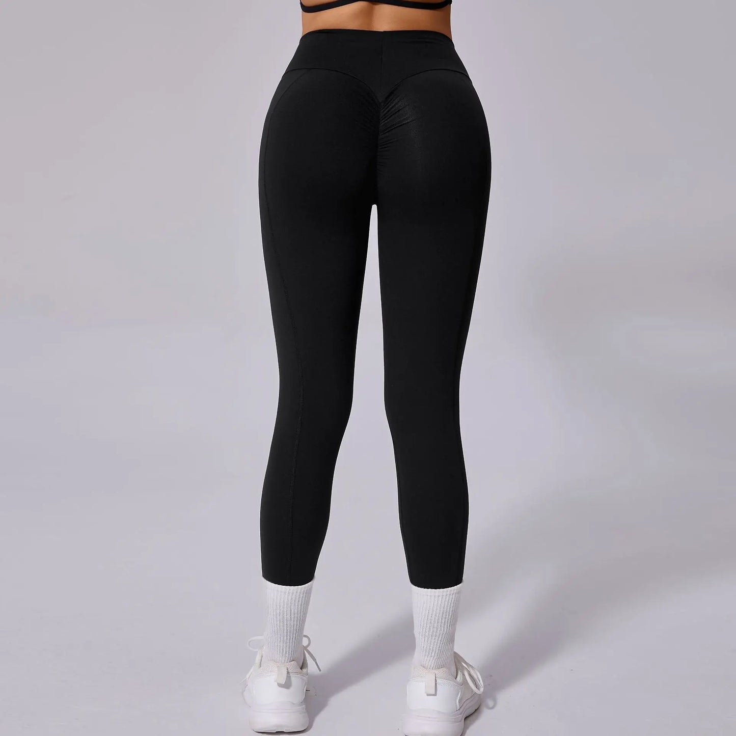 High Waist Yoga Pants for Women - Seamless Quick Dry Workout Leggings, Tummy Control & Butt Lift