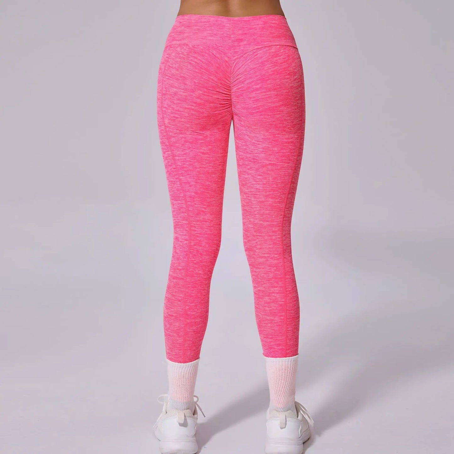 High Waist Yoga Pants for Women - Seamless Quick Dry Workout Leggings, Tummy Control & Butt Lift