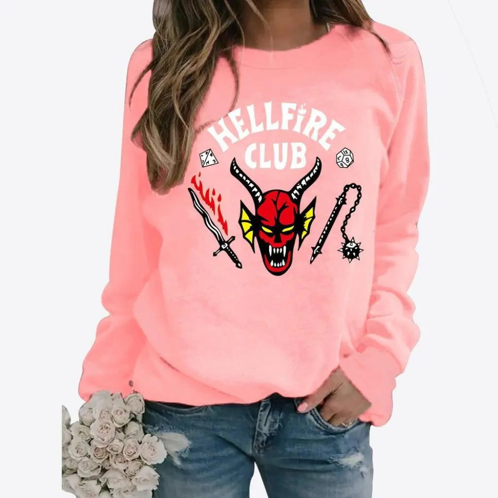 Independent Station Animal Letter Print Sweatshirt for Men And Women European American Style Fashion Trend