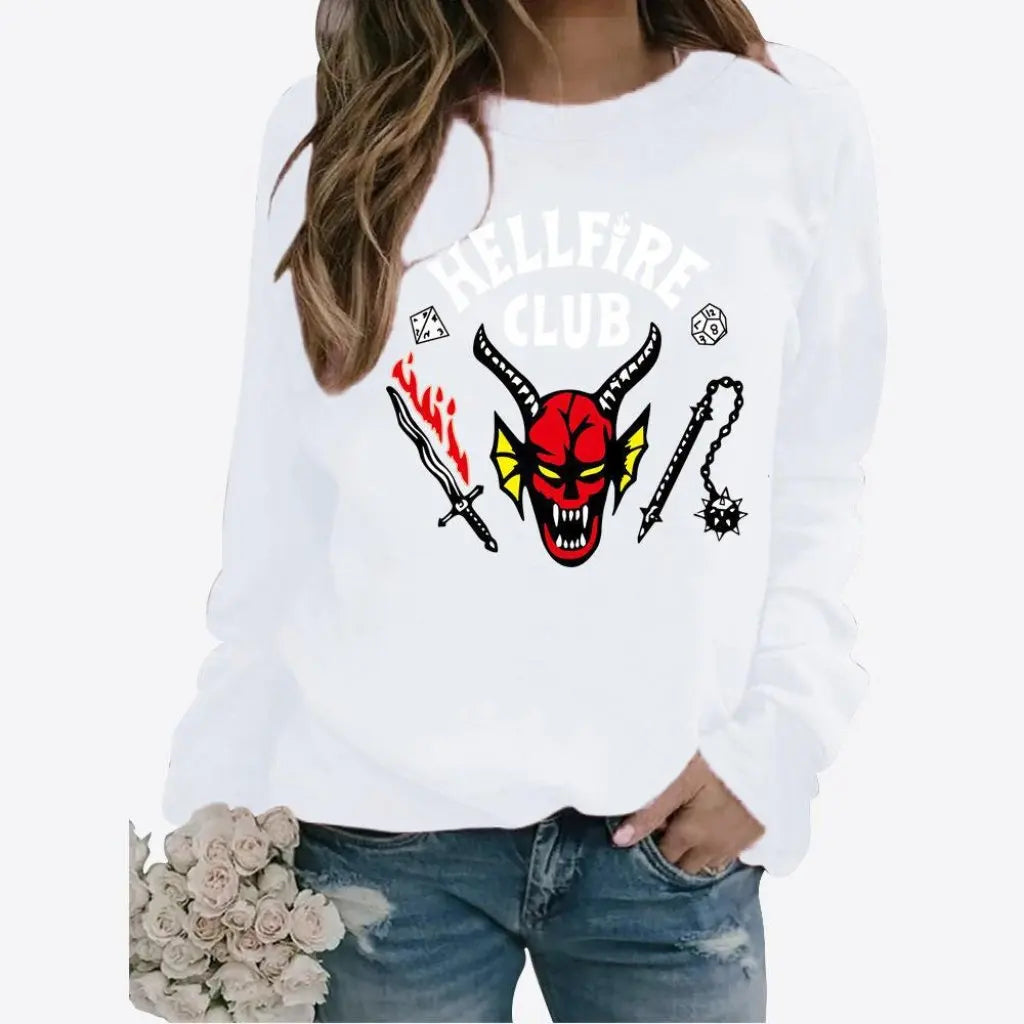 Independent Station Animal Letter Print Sweatshirt for Men And Women European American Style Fashion Trend